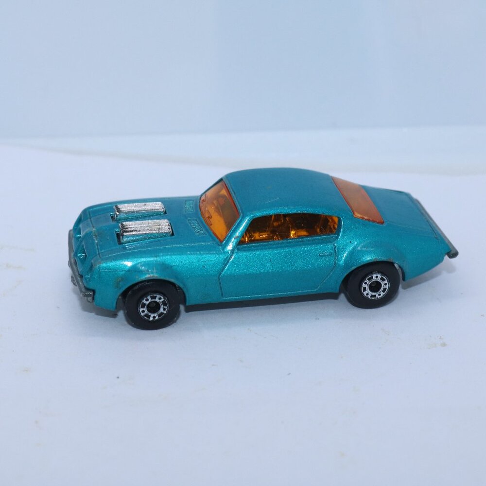 Matchbox Super Fast 1975 blue Firebird 1:64